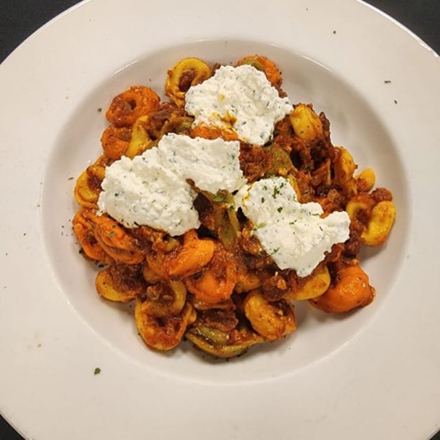 Tortellini All'Amatriciana.