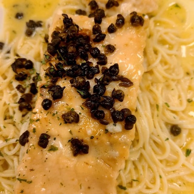 Salmon Piccata.