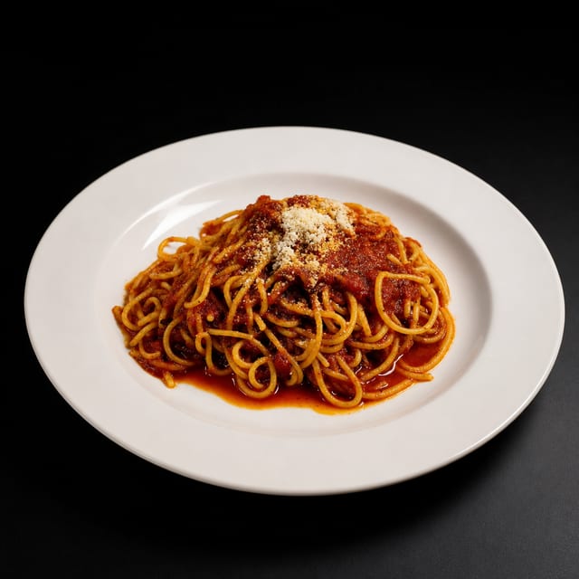 Spaghetti with Marinara.